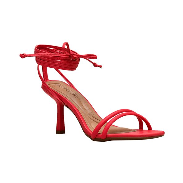 Salto vermelho hot sale embaixo